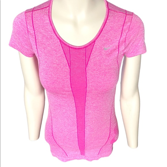 Nike Pink Dri-fit Running Shirt - Size XS - Picture 2 of 8